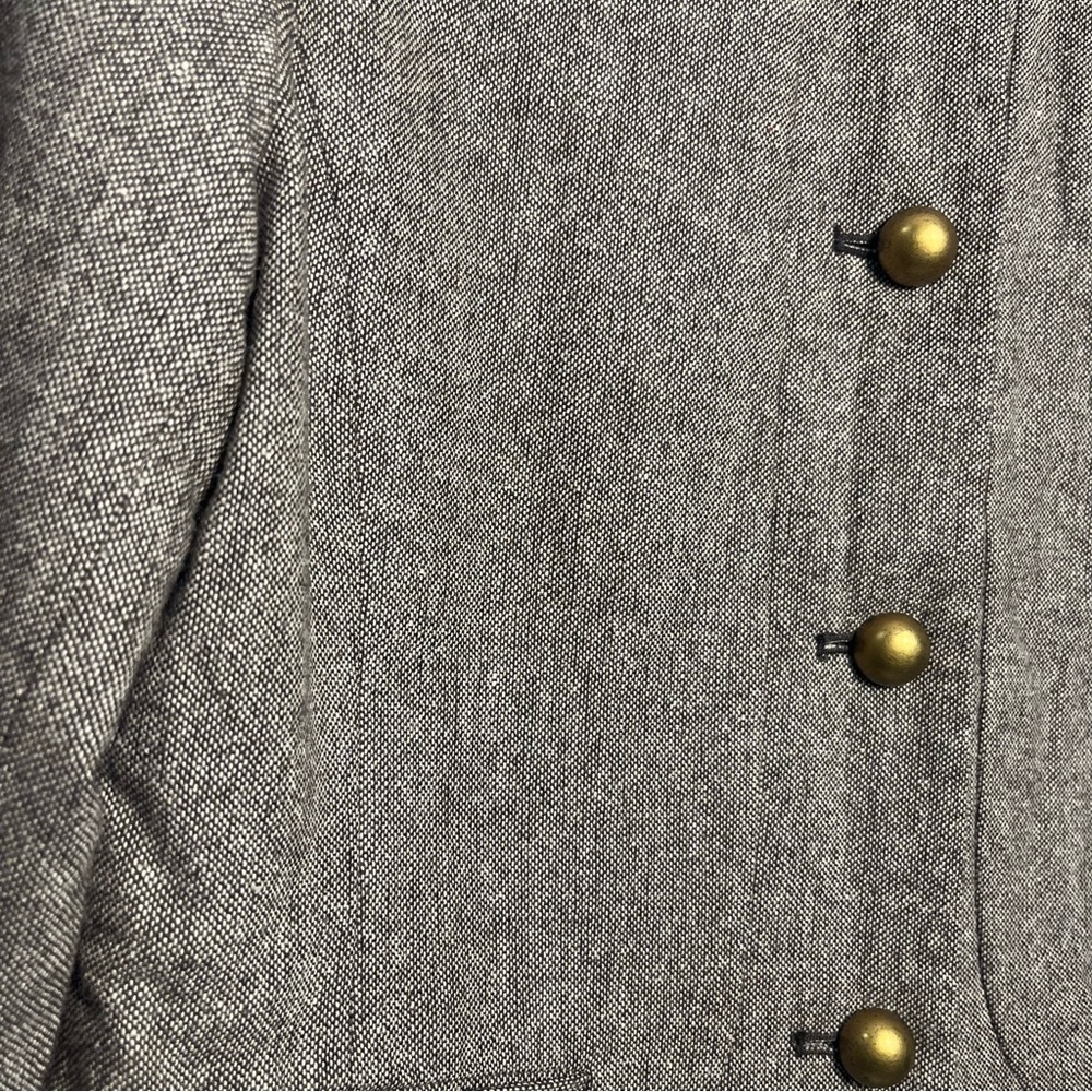 Apt. 9 Tweed Peplum Blazer Sz 8 - Picture 2 of 11